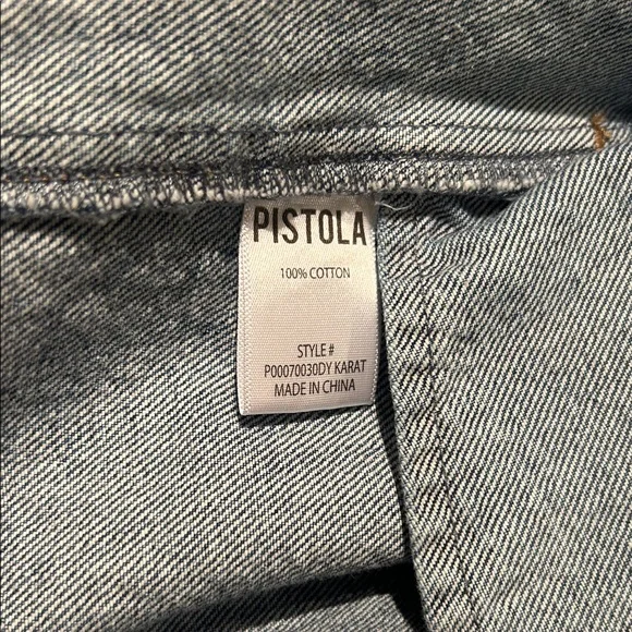 Denim Button-Up Shirt - Classic Blue - Picture 6 of 7